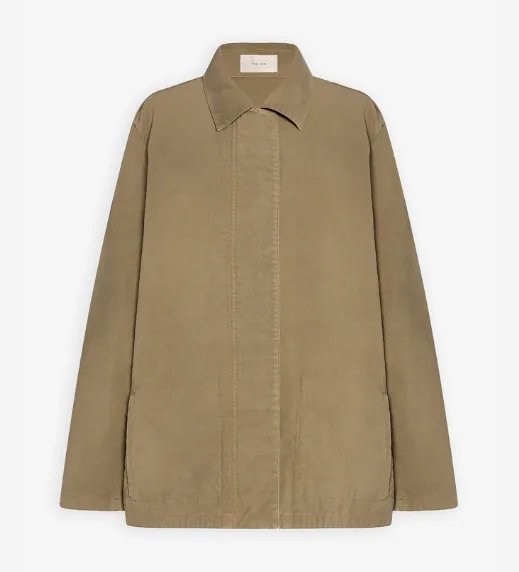 The Row Baeza Beige Cotton Jacket
